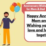 Anniversary Wish For Mom Dad