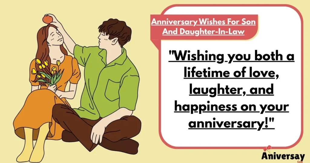 Anniversary Wishes For Son And Daughter In Law