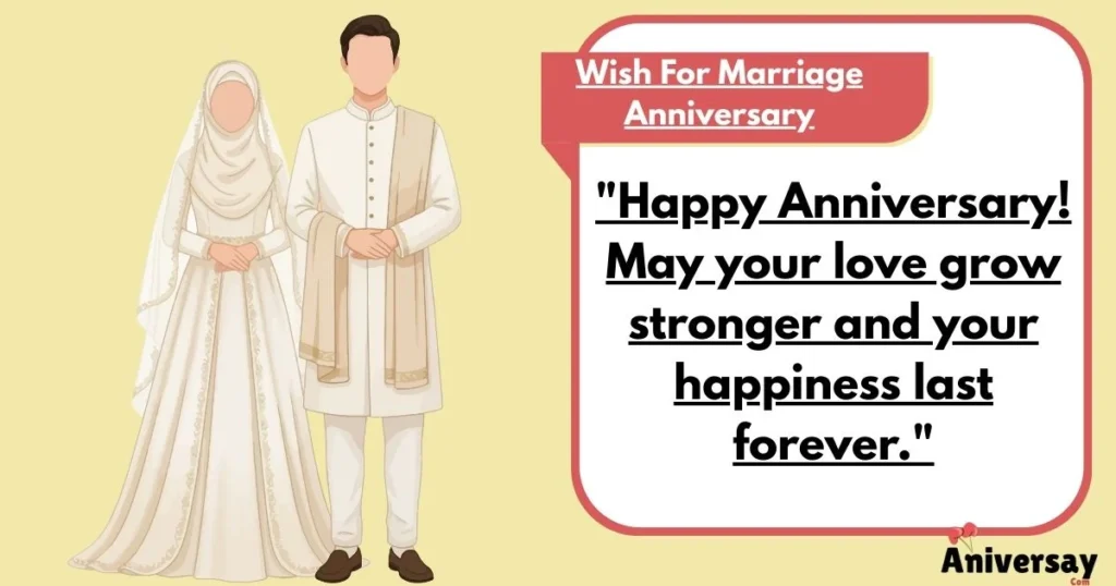 Wish For Marriage Anniversary