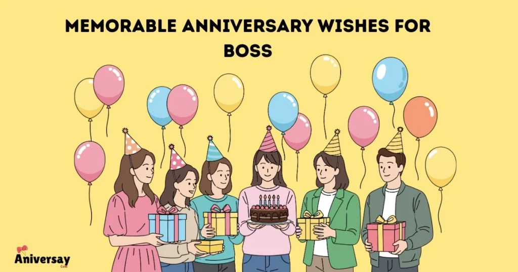 Memorable Anniversary Wishes For Boss