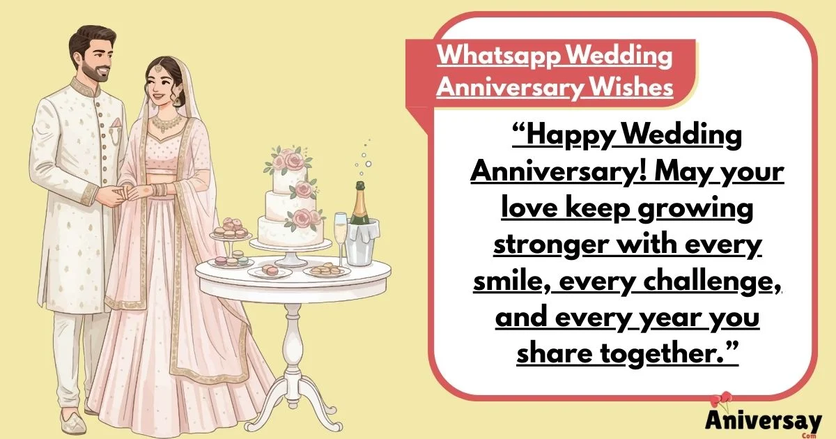Whatsapp Wedding Anniversary Wishes