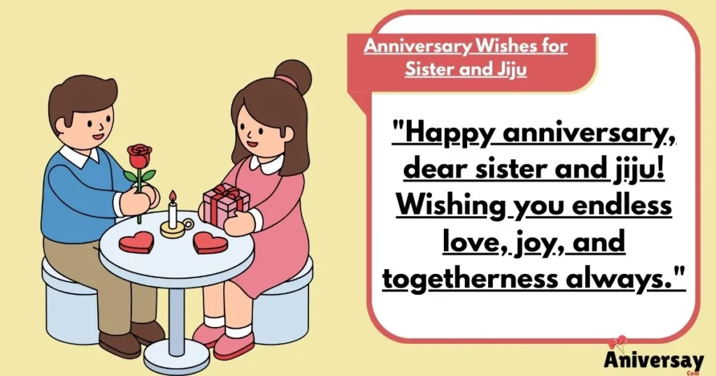 Anniversary Wishes For Sister And Jiju