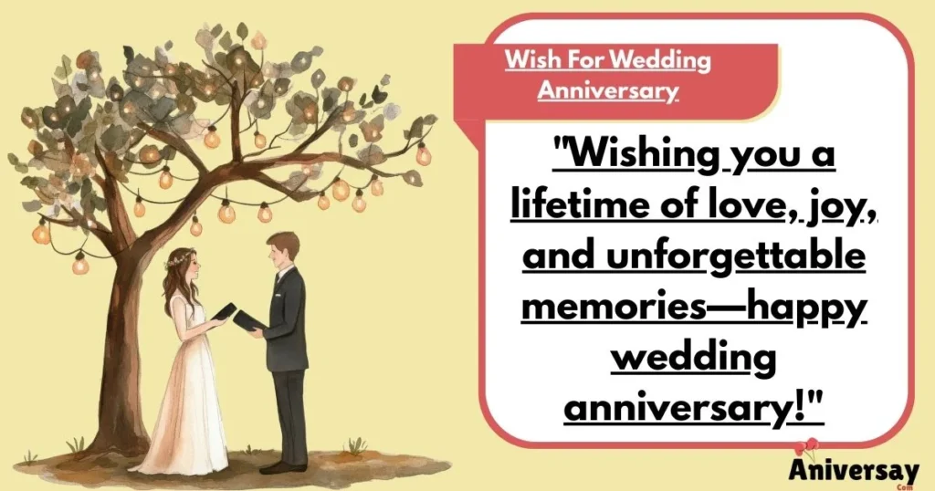 Wish For Wedding Anniversary