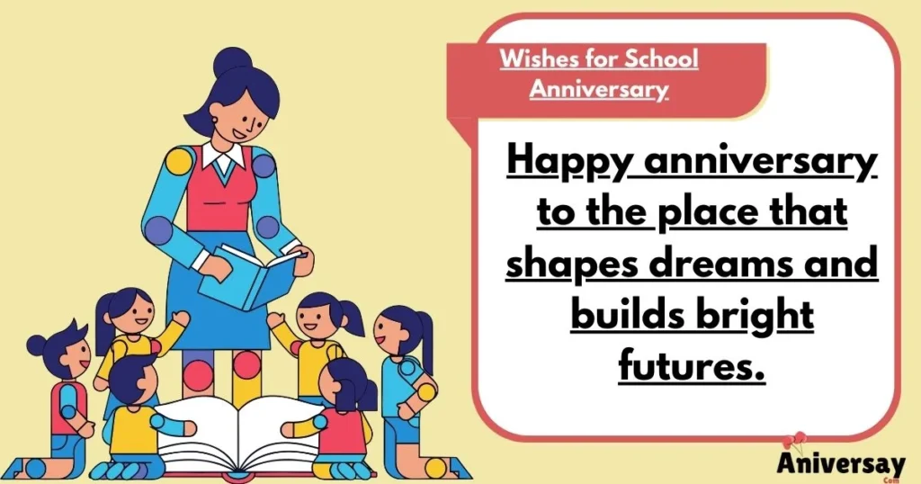 Wishes For School Anniversary