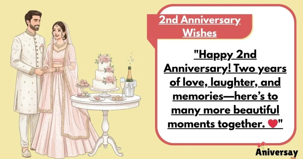 2nd Anniversary Wishes