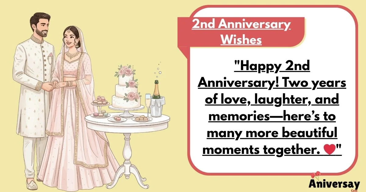 2nd Anniversary Wishes