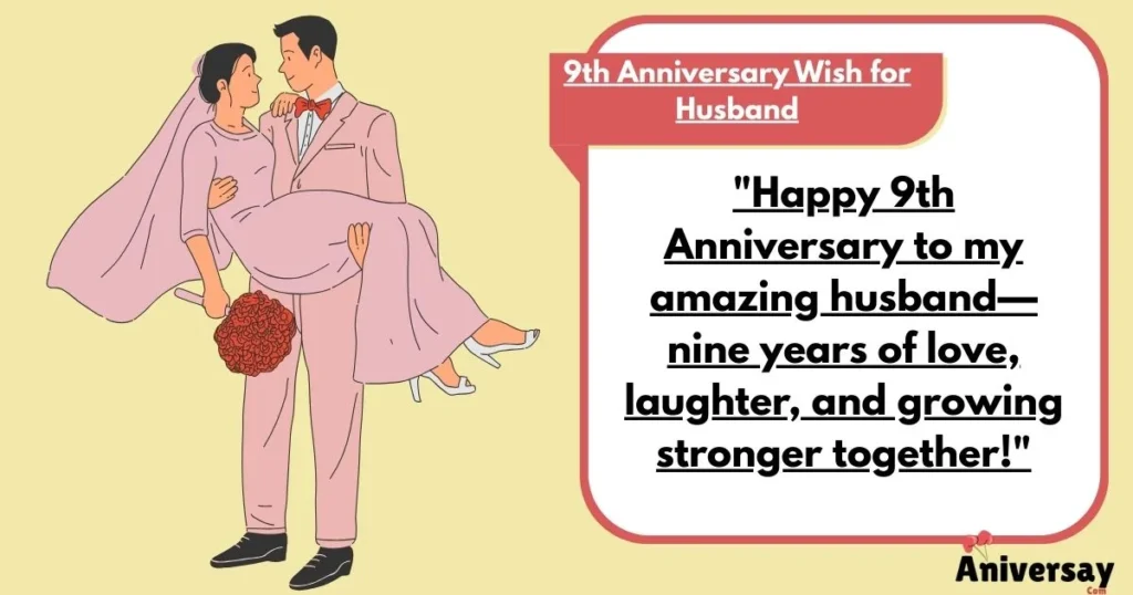 9th Anniversary Wish For Husband