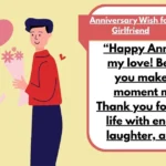 Anniversary Wish For Girlfriend
