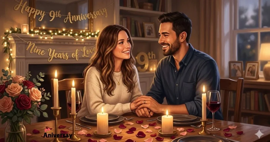 Romantic 9th Anniversary Wishes For Husband
