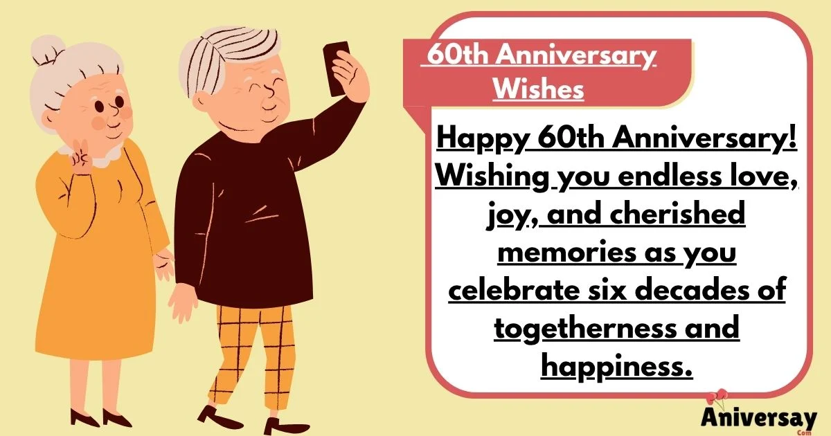 60th Anniversary Wishes