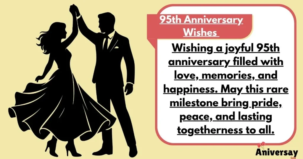 95th Anniversary Wishes