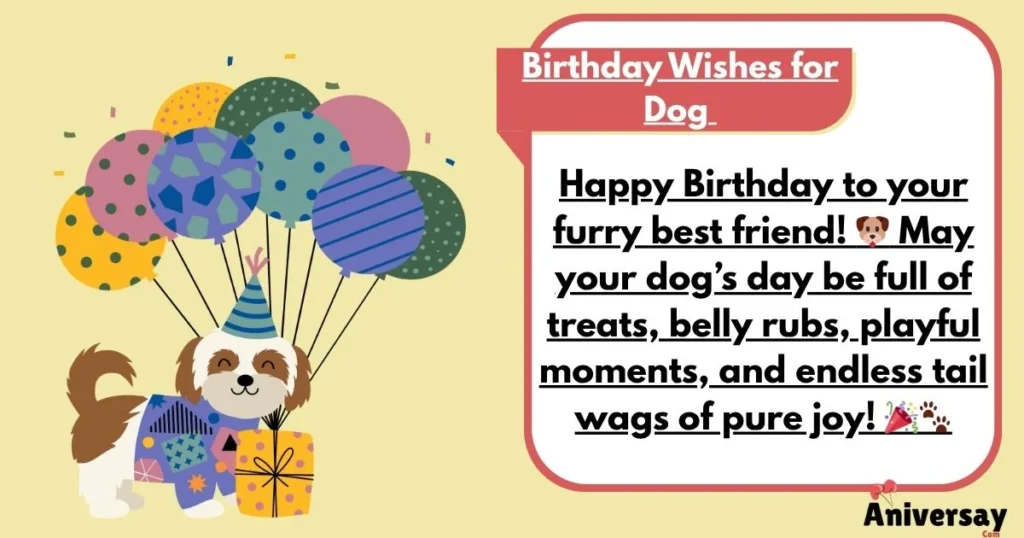 Birthday Wishes For Dog