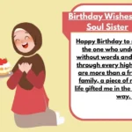 Birthday Wishes For Soul Sister