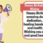 Doctor Birthday Wishes