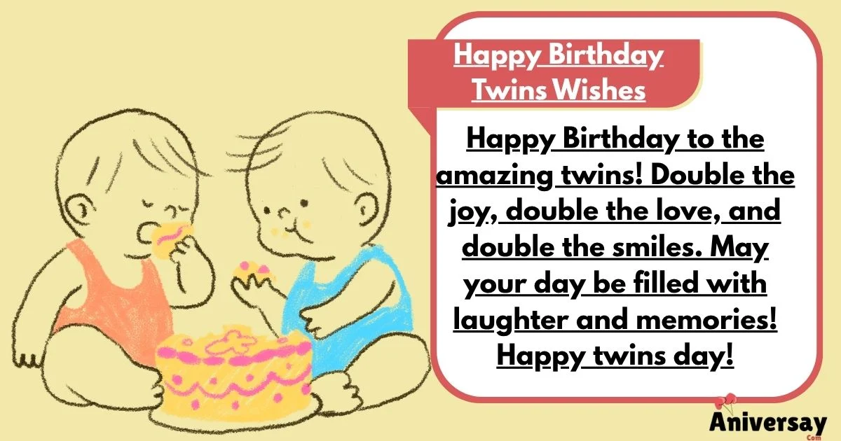 Happy Birthday Twins Wishes