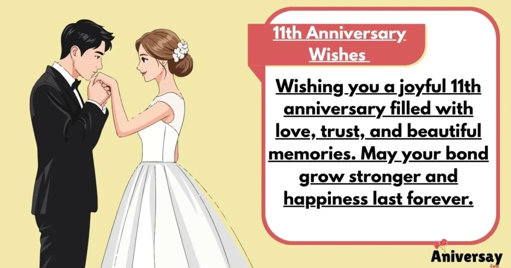 11th Anniversary Wishes