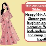 16th Anniversary Wishes