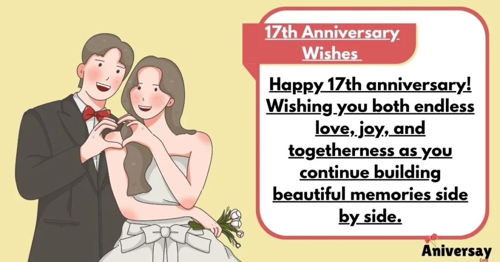 17th Anniversary Wishes