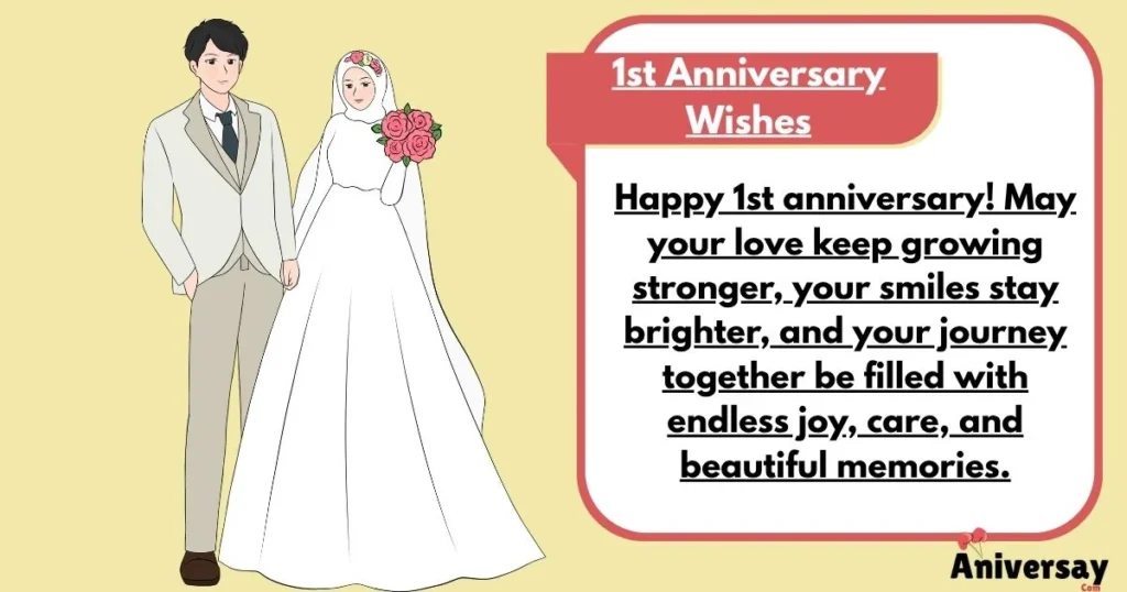 1st Anniversary Wishes