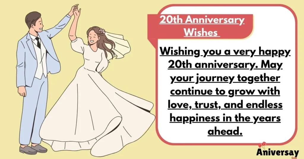20th Anniversary Wishes