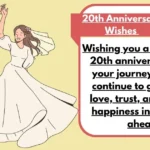20th Anniversary Wishes