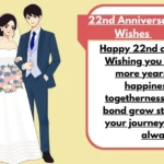 22nd Anniversary Wishes