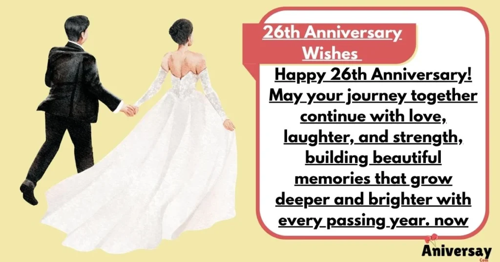 26th Anniversary Wishes