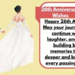 26th Anniversary Wishes