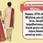 27th Anniversary Wishes