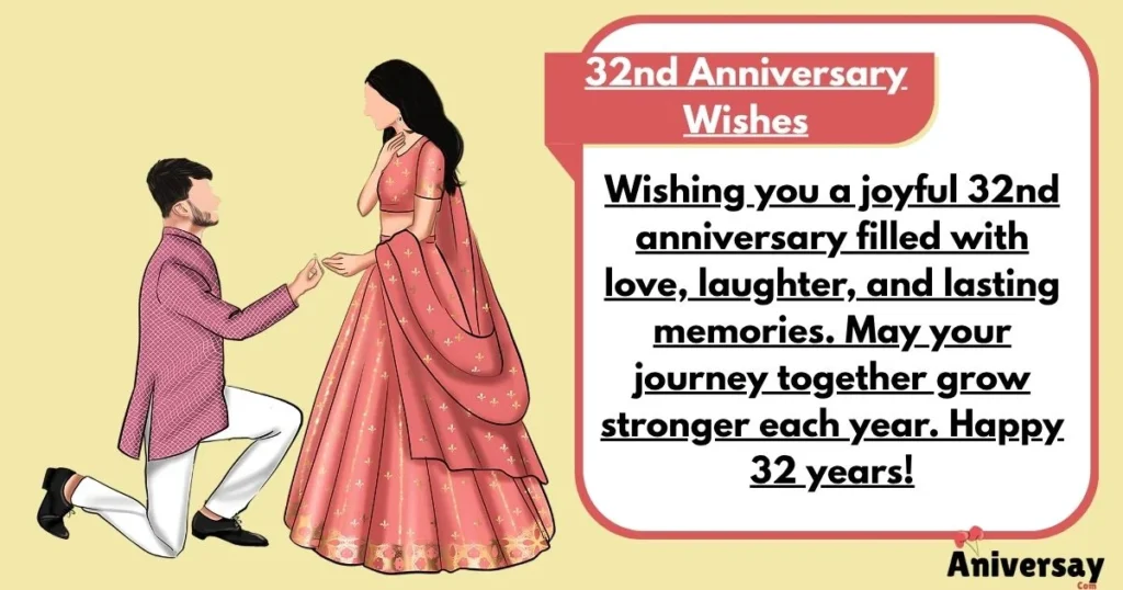 32nd Anniversary Wishes