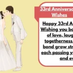 33rd Anniversary Wishes