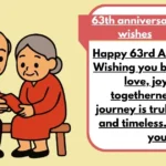63th Anniversary Wishes
