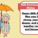 66th Anniversary Wishes