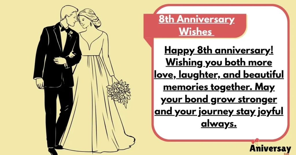 8th Anniversary Wishes