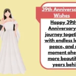 39th Anniversary Wishes