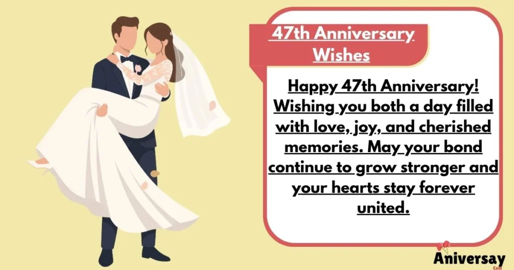 47th Anniversary Wishes