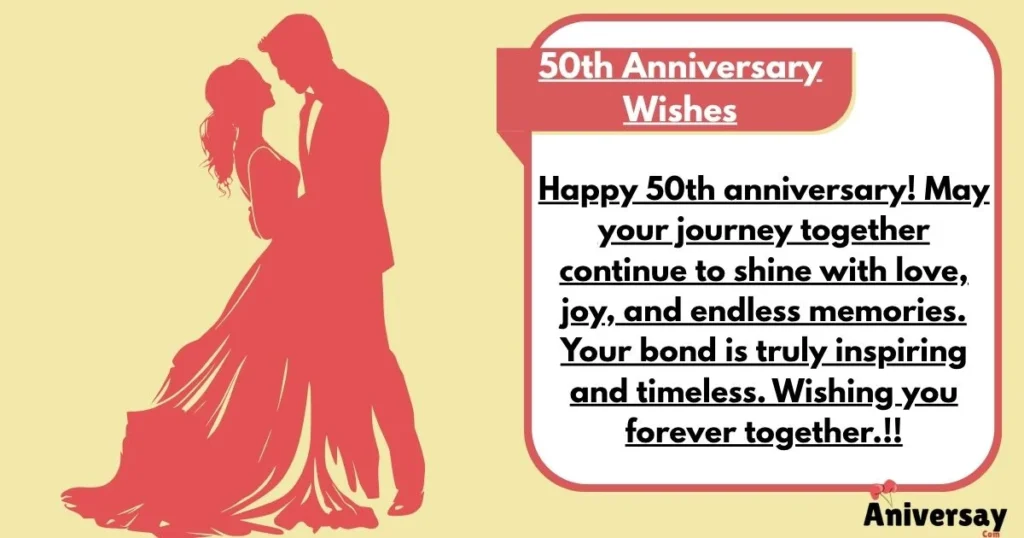 50th Anniversary Wishes