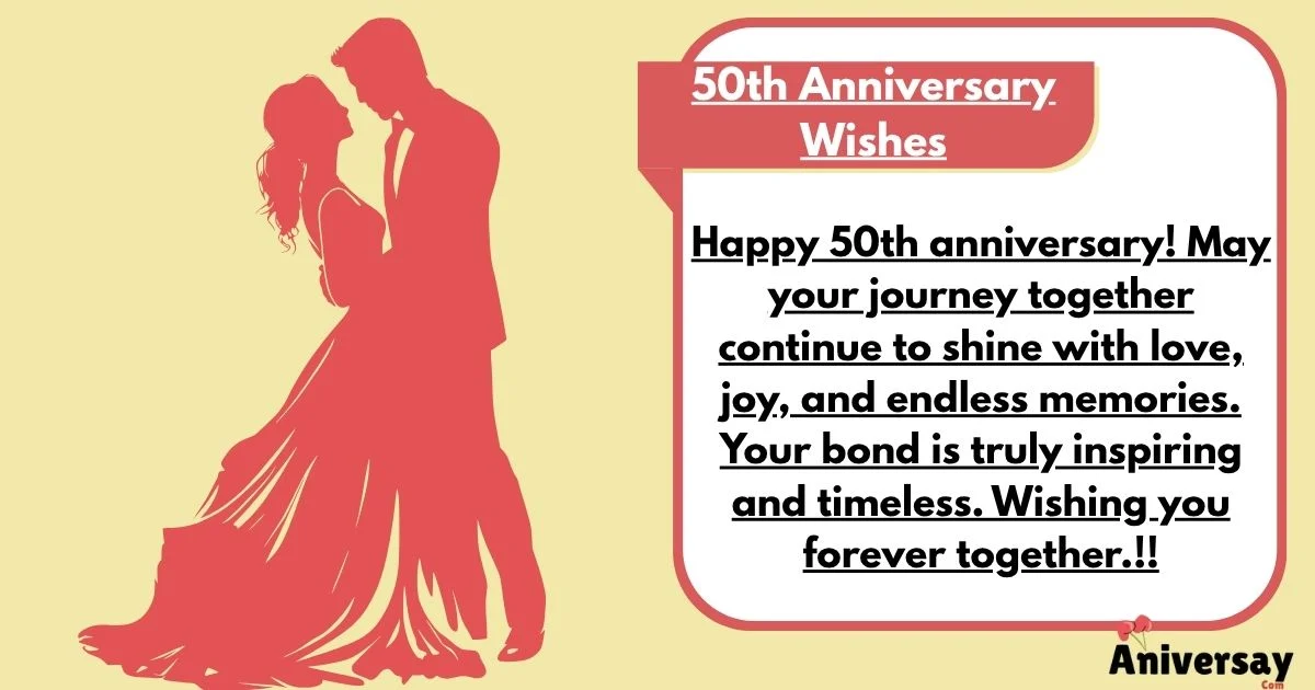 50th Anniversary Wishes