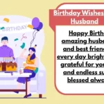 Birthday Wishes For Husband
