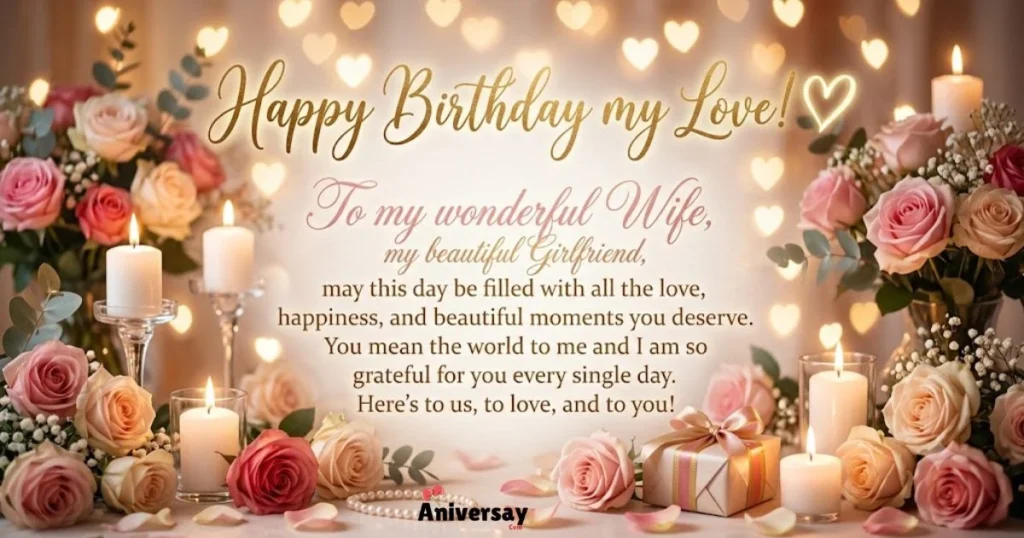 Birthday Wishes For Wife Or Girlfriend