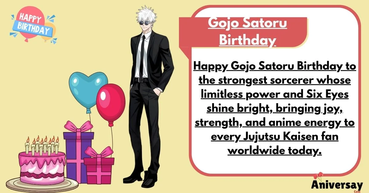 Gojo Satoru Birthday