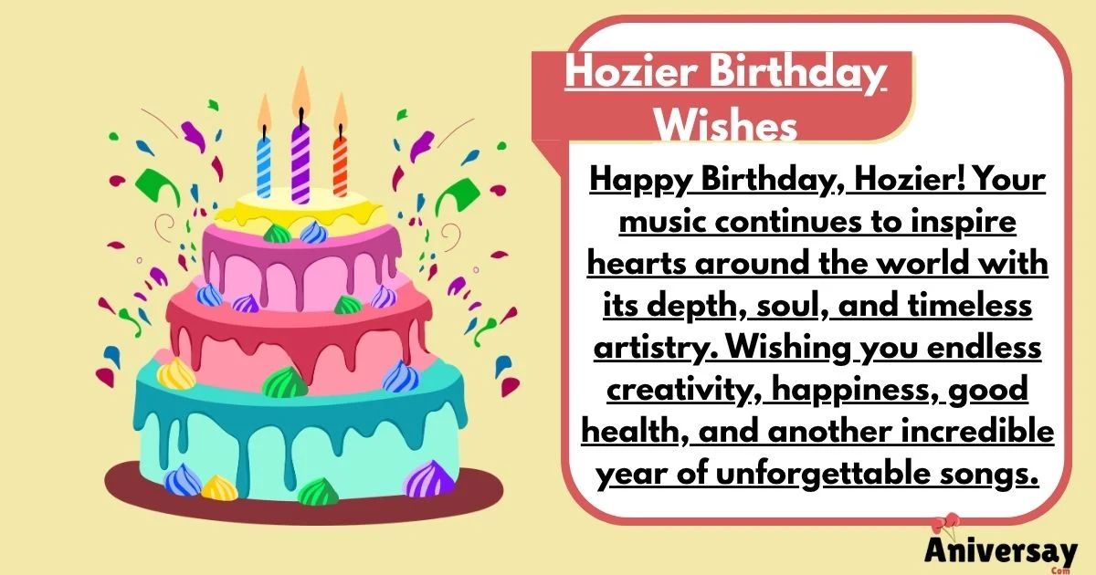 Hozier Birthday Wishes