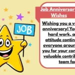 Job Anniversary Wishes
