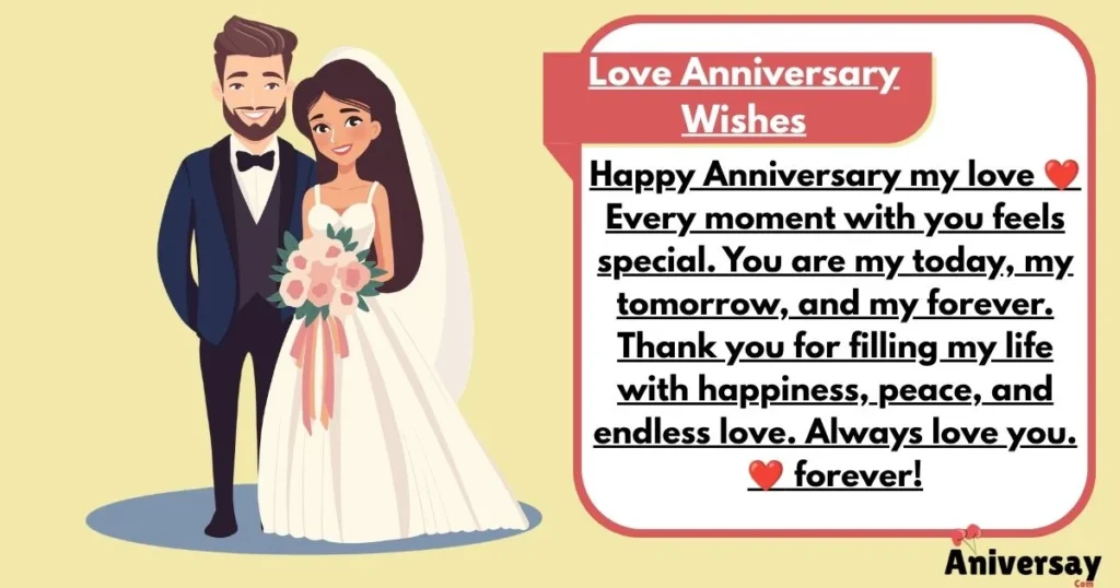 Love Anniversary Wishes