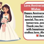 Love Anniversary Wishes