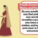 Priestly Anniversary Wishes And Prayers
