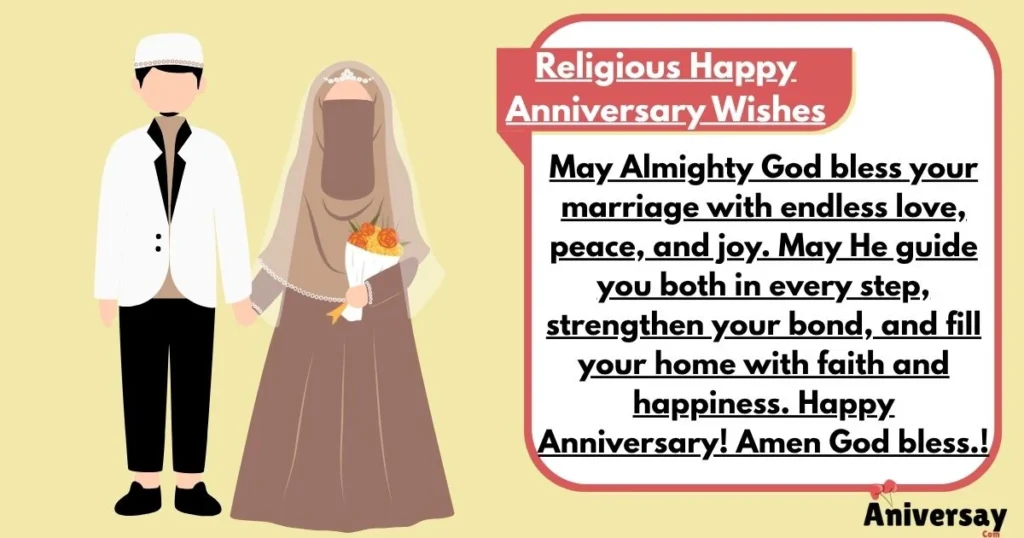 Religious Happy Anniversary Wishes