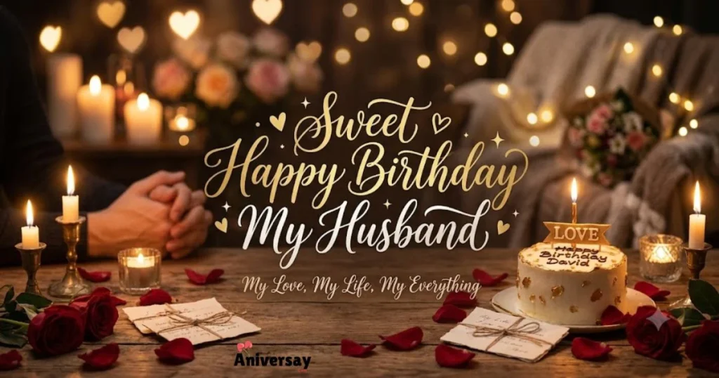 Sweet Happy Birthday Message For Husband